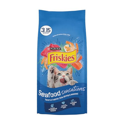 Seafood Dry Cat Food with Salmon & Tuna