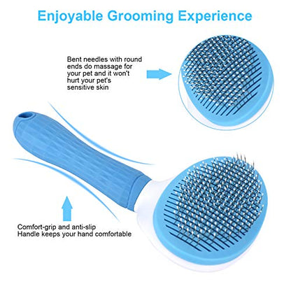 Self-Cleaning Slicker Brush for Dogs & Cats