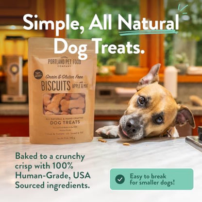 Grain-Free Natural Dog Biscuits with Simple Ingredients