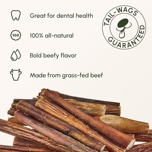 Natural Bully Stick Dog Chews for Long-Lasting Treats