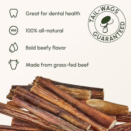 Natural Bully Stick Dog Chews for Long-Lasting Treats