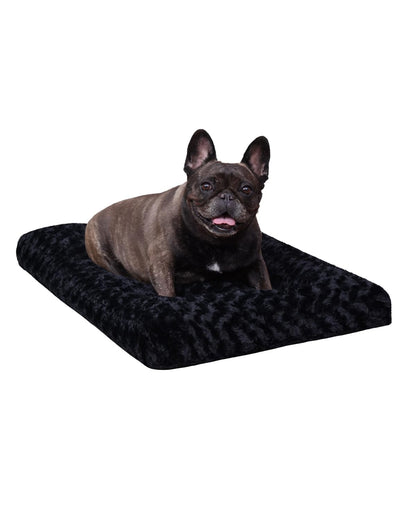 Washable Plush Dog Crate Bed & Pet Mat