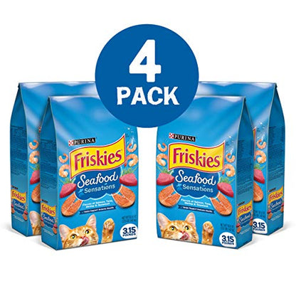 Seafood Dry Cat Food with Salmon & Tuna