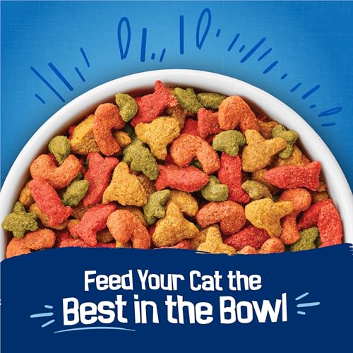 Purina Friskies Dry Cat Food Seafood Sensations with Salmon, Tuna, and Shrimp Flavors - (Pack of 4) 3.15 lb. Bags