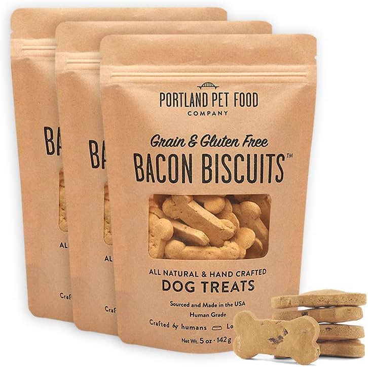 Grain-Free Natural Dog Biscuits with Simple Ingredients
