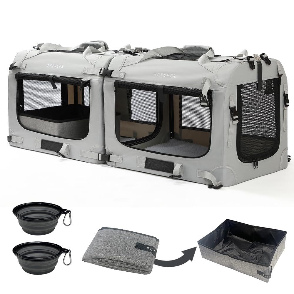 Extra-Large Soft-Sided Pet Carrier, Foldable