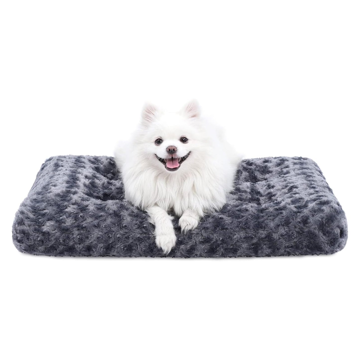 Washable Plush Dog Crate Bed & Pet Mat