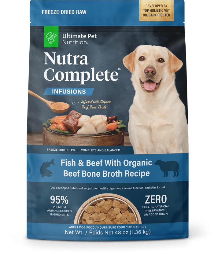 Freeze-Dried Raw Dog Food with Prebiotics