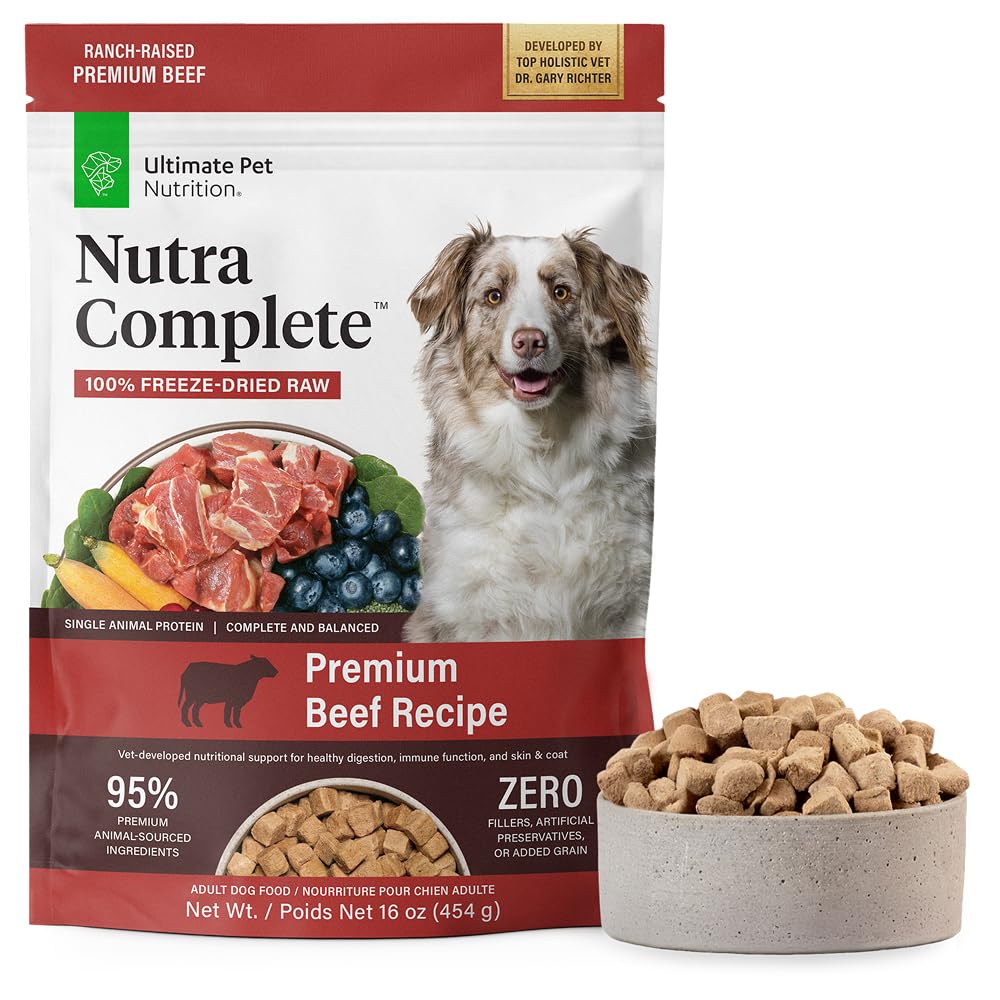 Freeze-Dried Raw Dog Food with Prebiotics