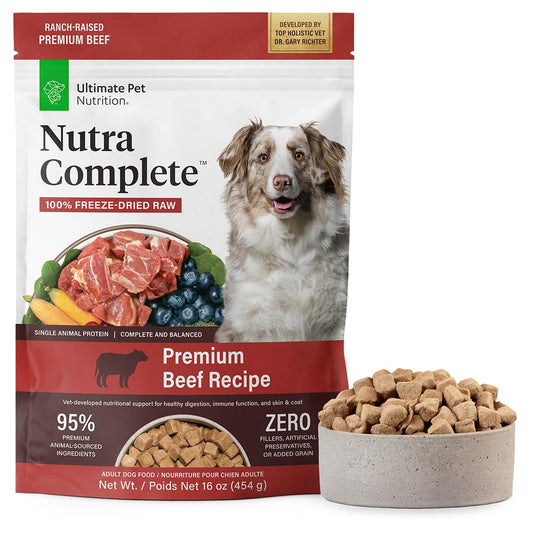 Freeze-Dried Raw Dog Food with Prebiotics