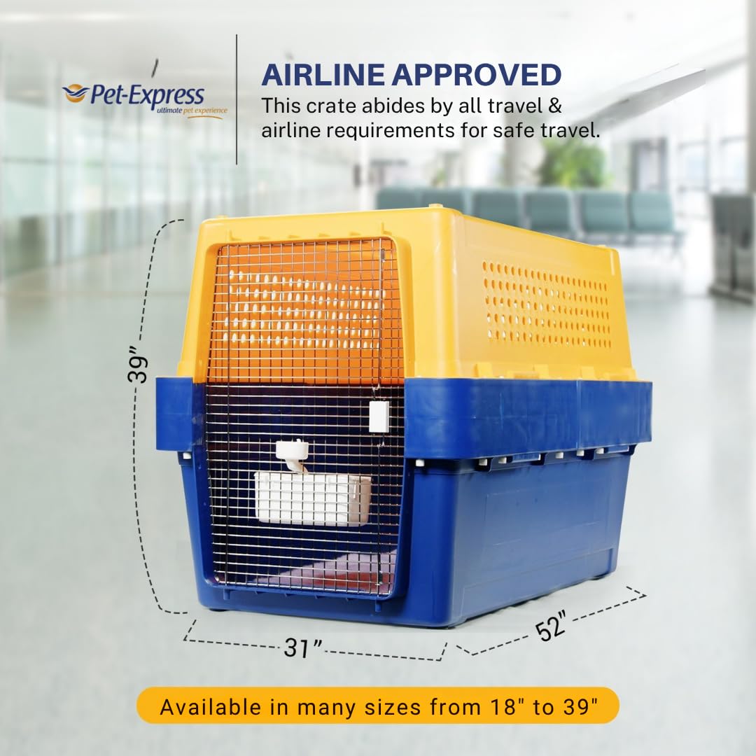 Pet Crate, Airline Approved Pet Carrier, 7 Sizes