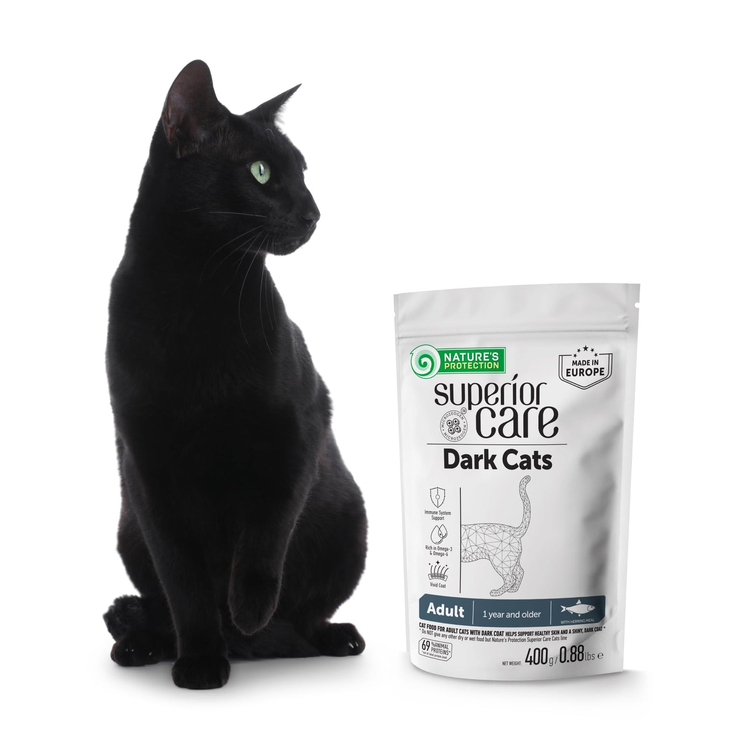 Grain-Free Dry Cat Food with Herring