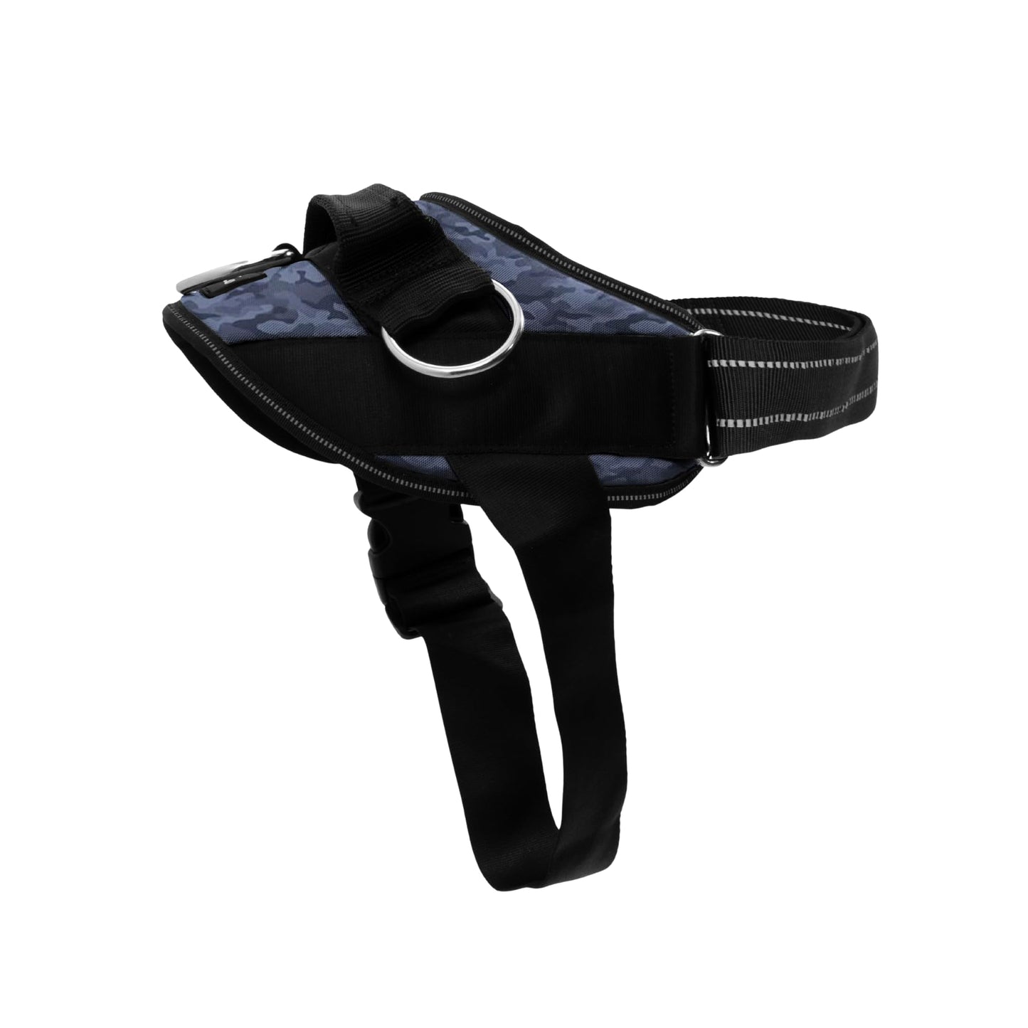 No-Pull Padded Dog Harness with 3 Leash Clips