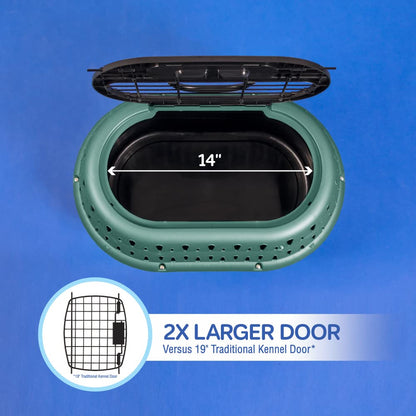 Two-Door Top-Load Pet Kennel for Small Pets
