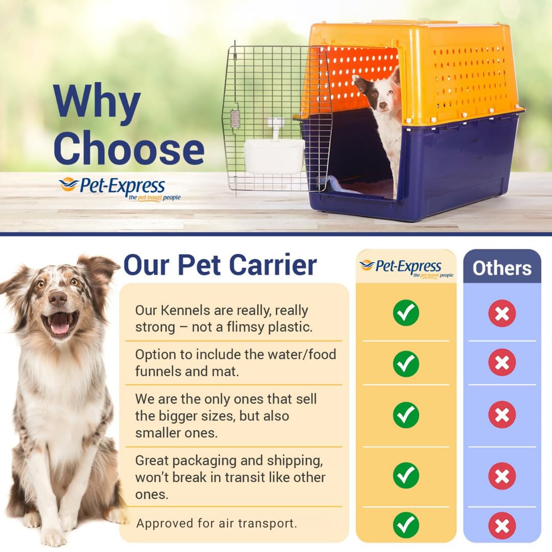 Pet Crate, Airline Approved Pet Carrier, 7 Sizes