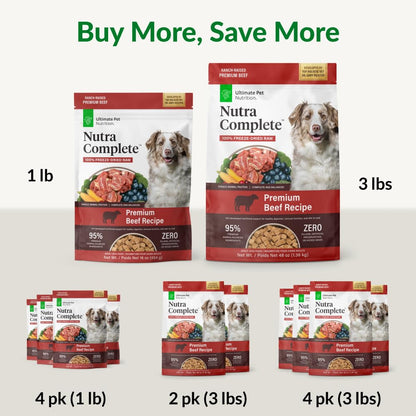 Freeze-Dried Raw Dog Food with Prebiotics
