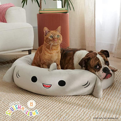Ultra-Soft Plush Shark Pet Bed