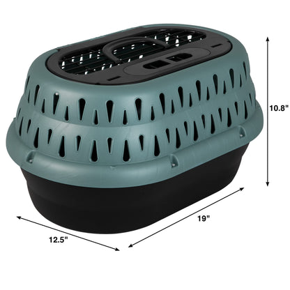 Two-Door Top-Load Pet Kennel for Small Pets