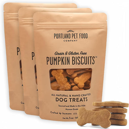 Grain-Free Natural Dog Biscuits with Simple Ingredients