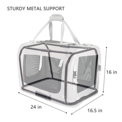 Extra-Large Soft-Sided Pet Carrier, Foldable