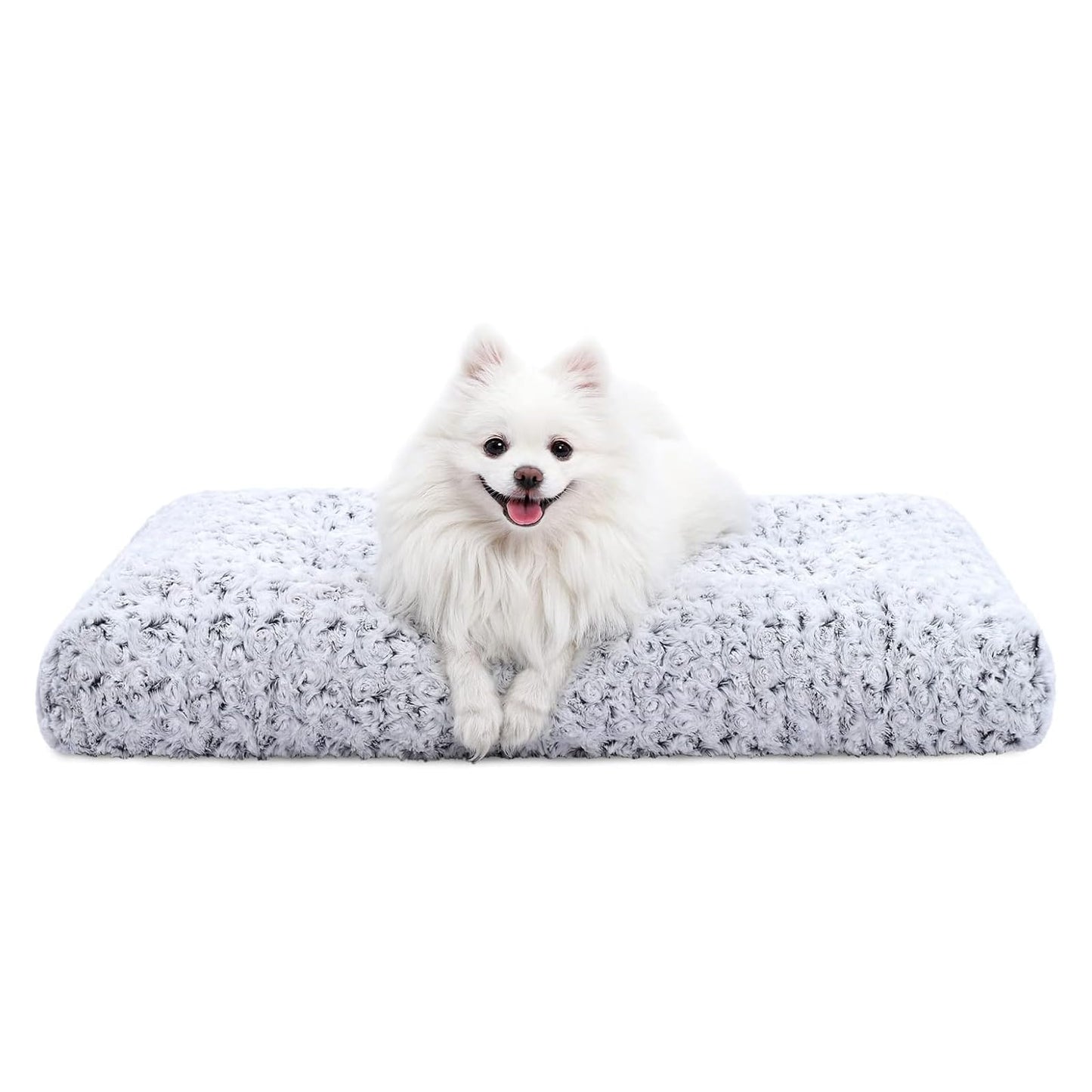 Washable Plush Dog Crate Bed & Pet Mat