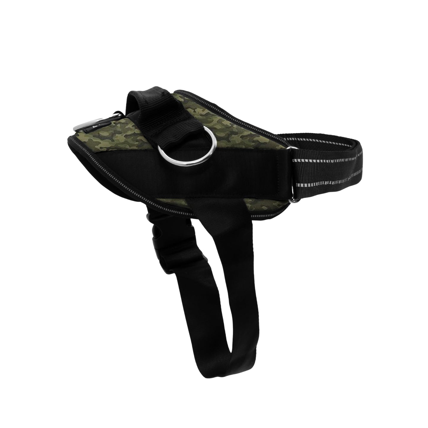No-Pull Padded Dog Harness with 3 Leash Clips