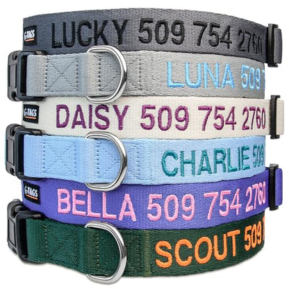 Personalized Dog Collar with Name & Phone Number