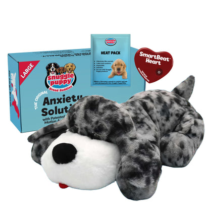 Heartbeat Plush Dog Toy for Calming Comfort