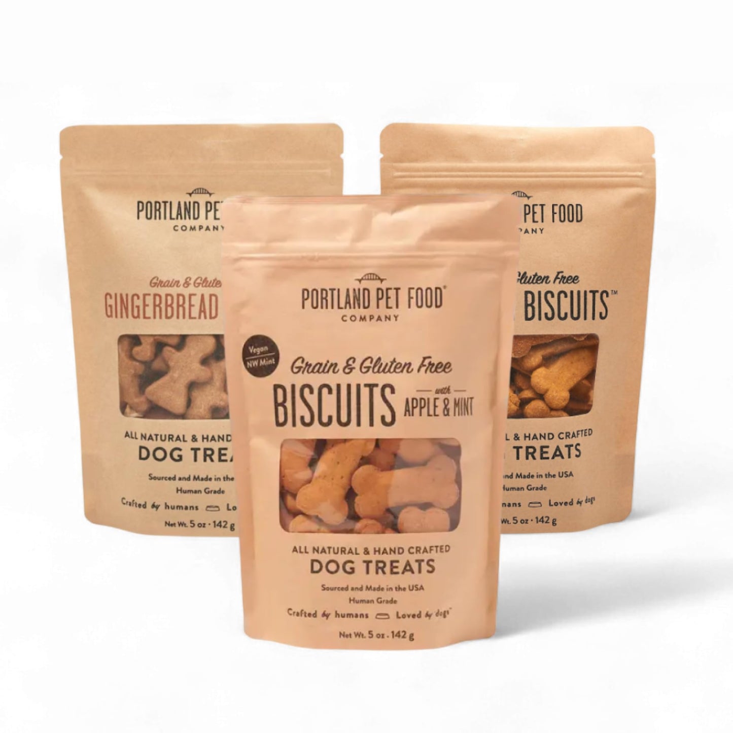 Grain-Free Natural Dog Biscuits with Simple Ingredients