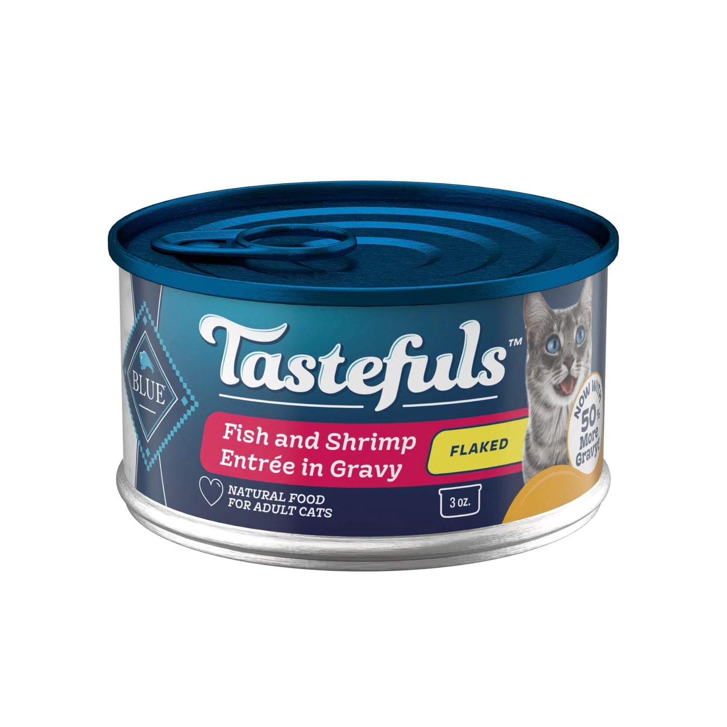 Natural Flaked Wet Cat Food for Daily Nutrition