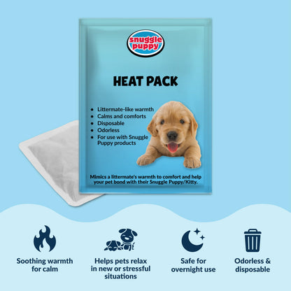 Heartbeat Plush Dog Toy for Calming Comfort