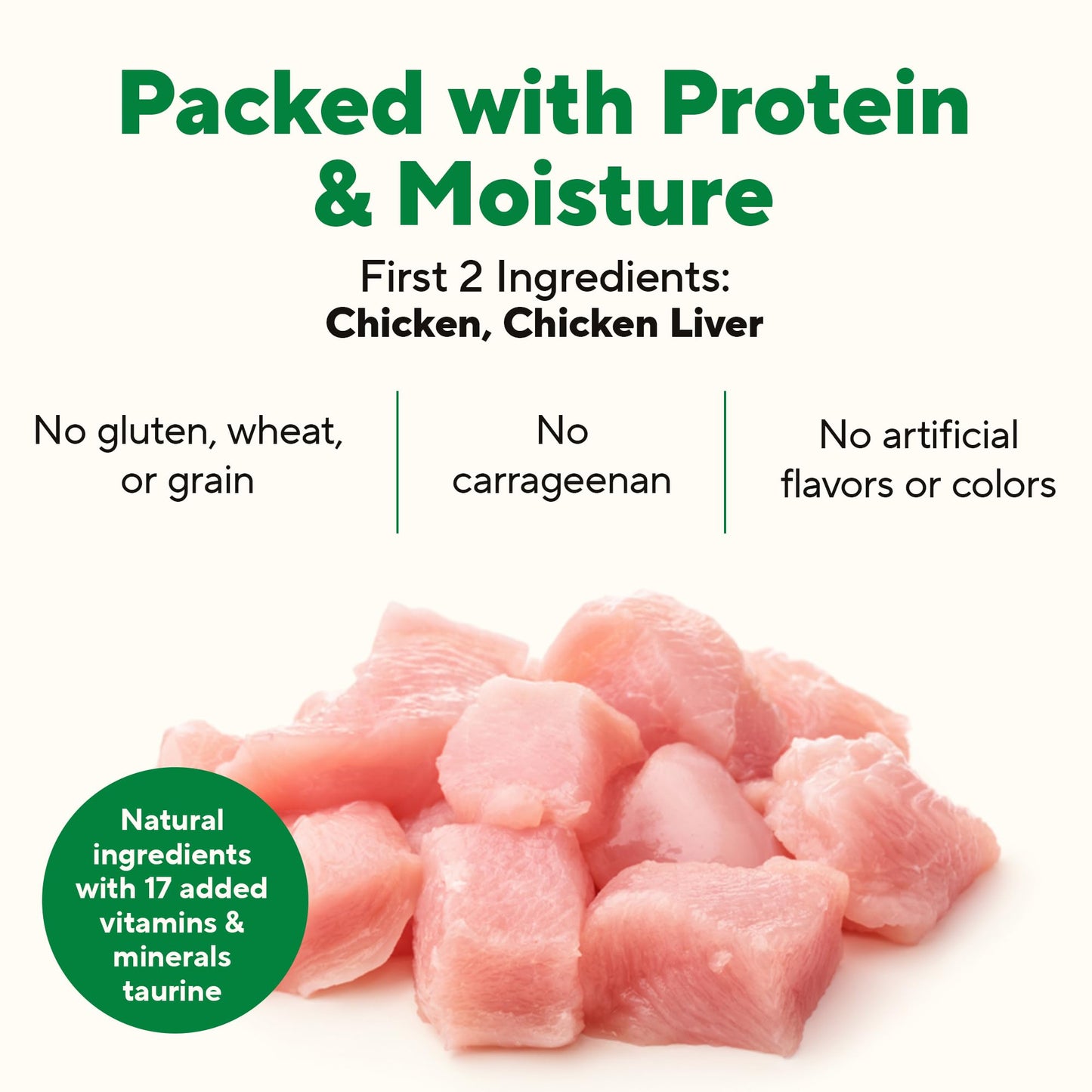 Natural Wet Cat Food Pâté & Chunks
