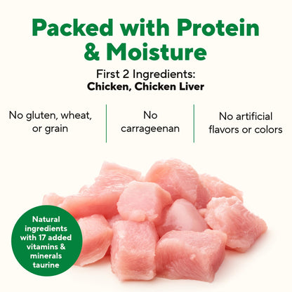 Natural Wet Cat Food Pâté & Chunks