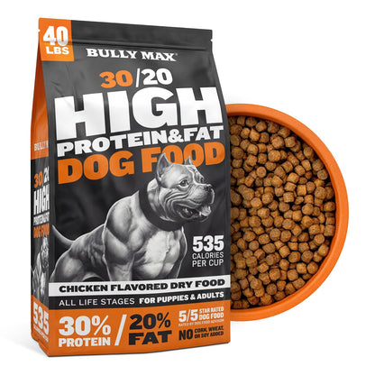 High-Protein Dry Dog Food for Adults & Puppies