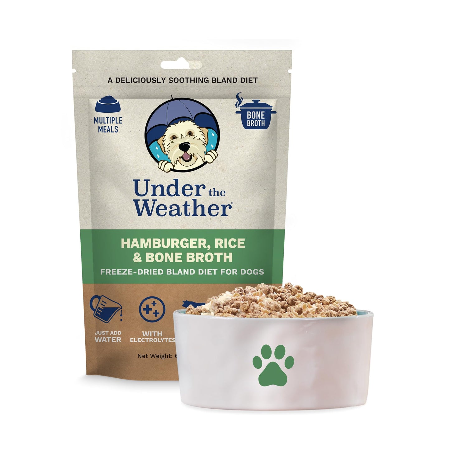 Easy-Digest Bland Diet Dog Food with Electrolytes