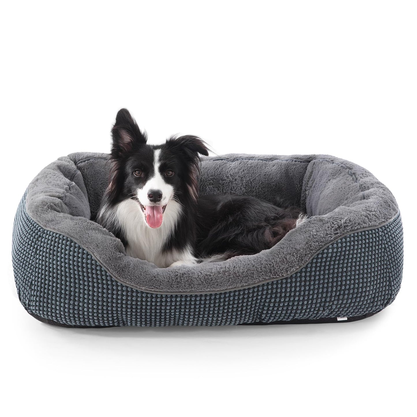 Orthopedic Calming Dog Bed with Anti-Slip Bottom