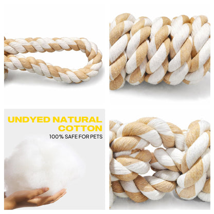 5-Knot Cotton Rope Dog Toy for Tug & Chew
