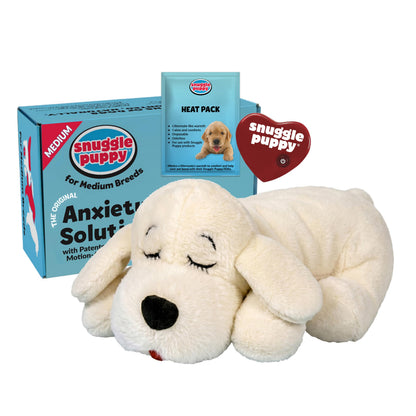 Heartbeat Plush Dog Toy for Calming Comfort