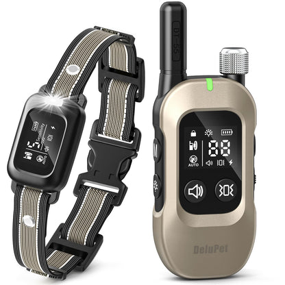 2-in-1 Dog Training & Anti-Bark Collar with Remote