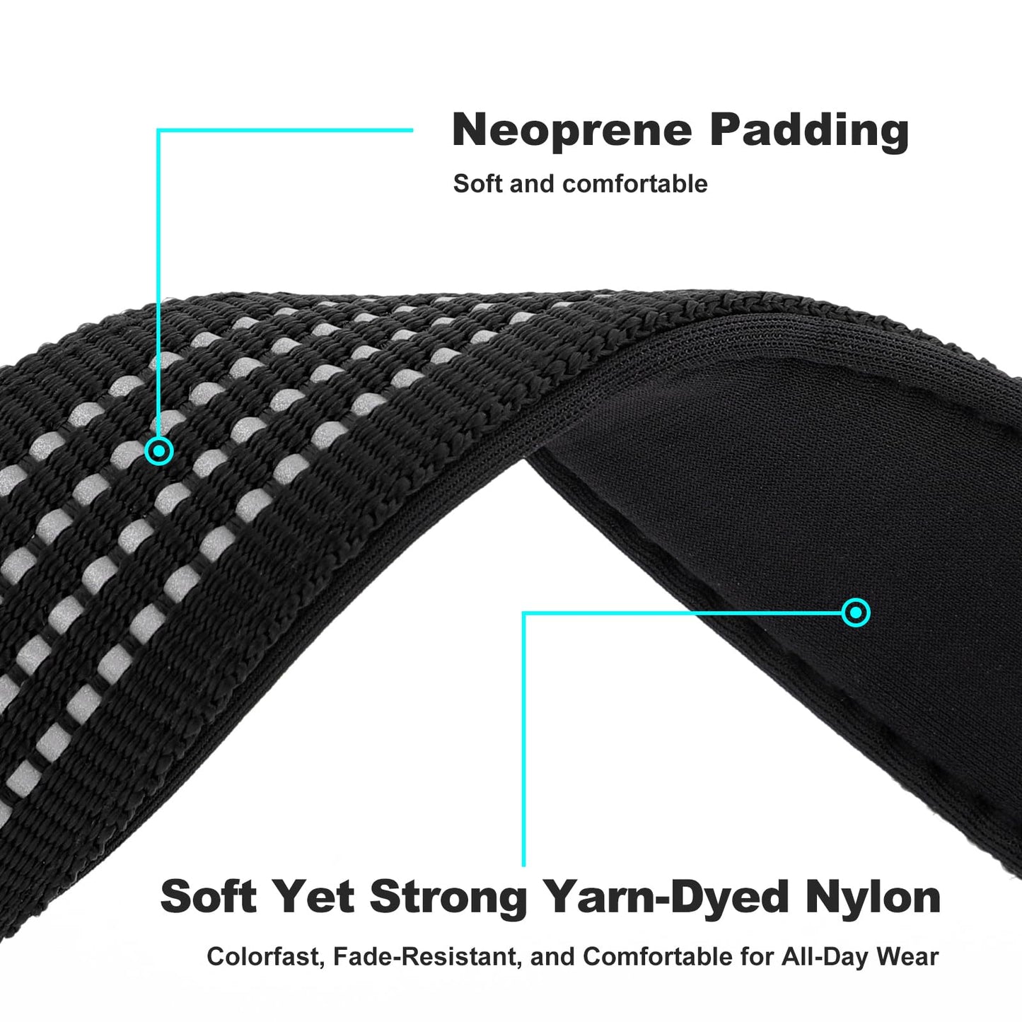 Tactical Dog Collar with AirTag Pocket