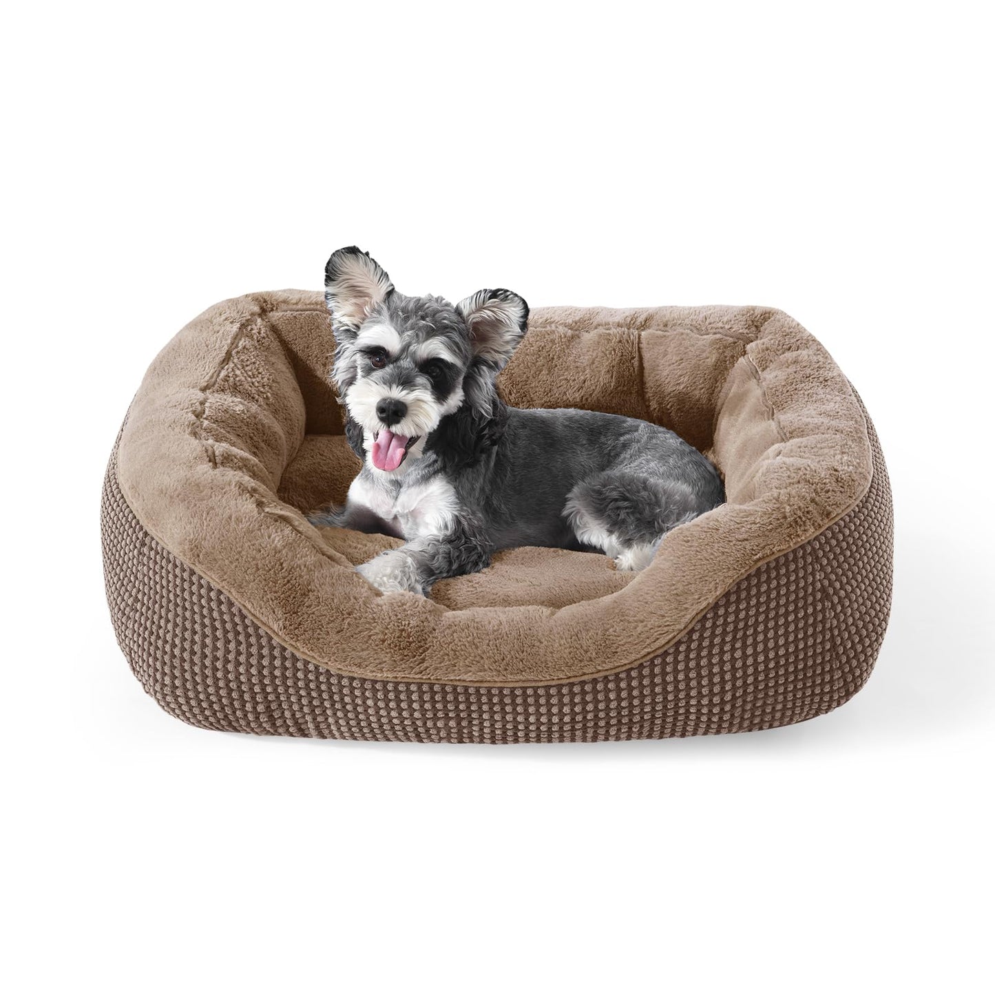 Orthopedic Calming Dog Bed with Anti-Slip Bottom