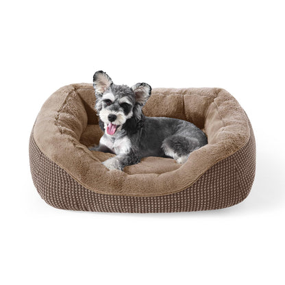 Orthopedic Calming Dog Bed with Anti-Slip Bottom