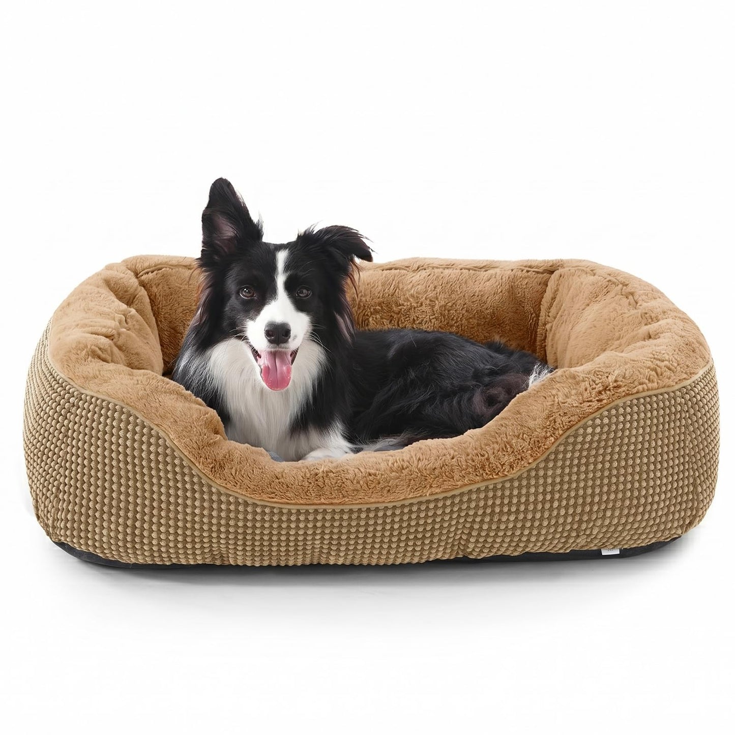 Orthopedic Calming Dog Bed with Anti-Slip Bottom