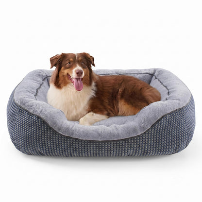 Orthopedic Calming Dog Bed with Anti-Slip Bottom