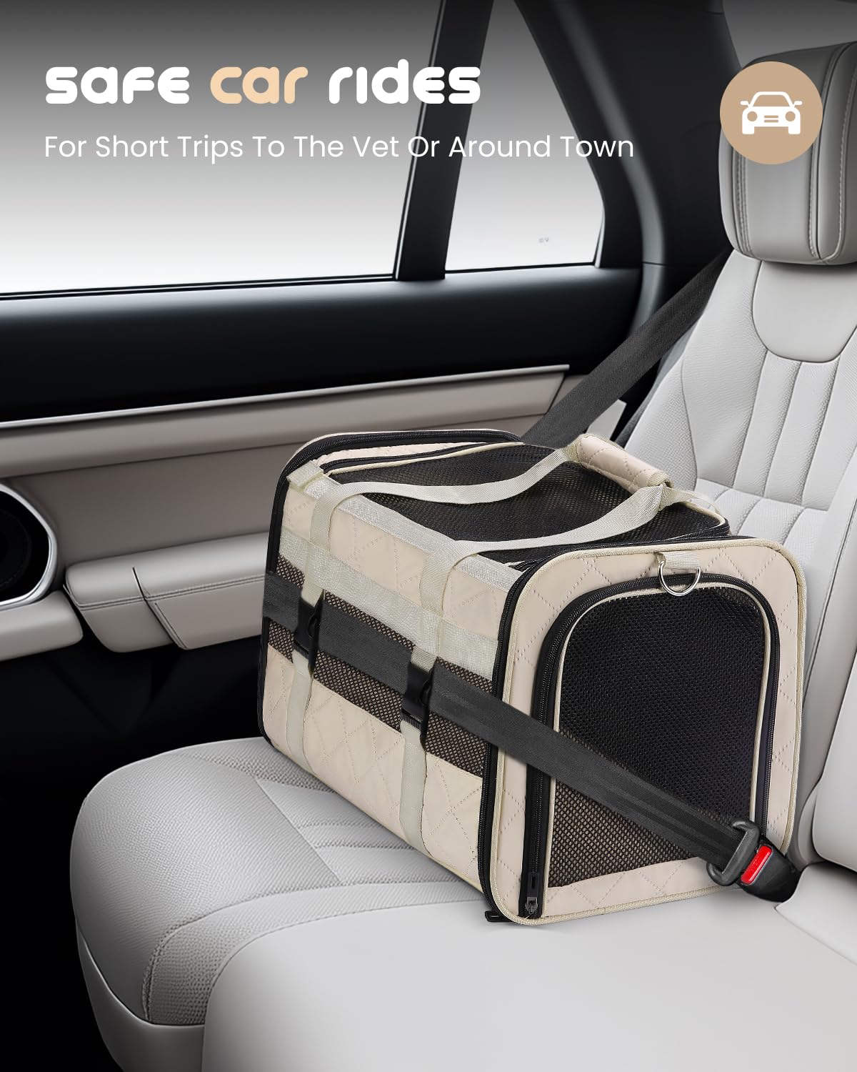 Expandable Airline-Approved Soft Cat Carrier