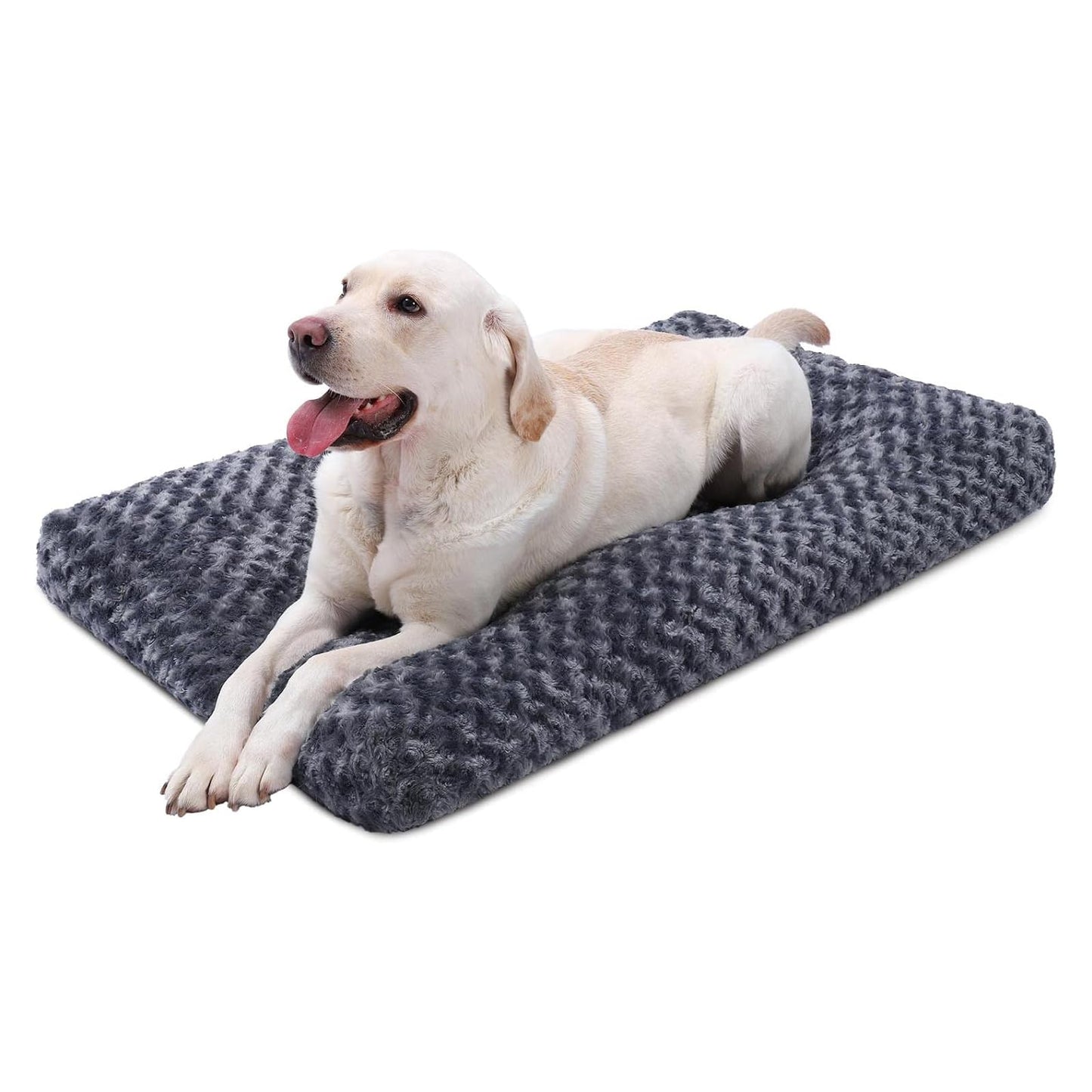 Washable Plush Dog Crate Bed & Pet Mat