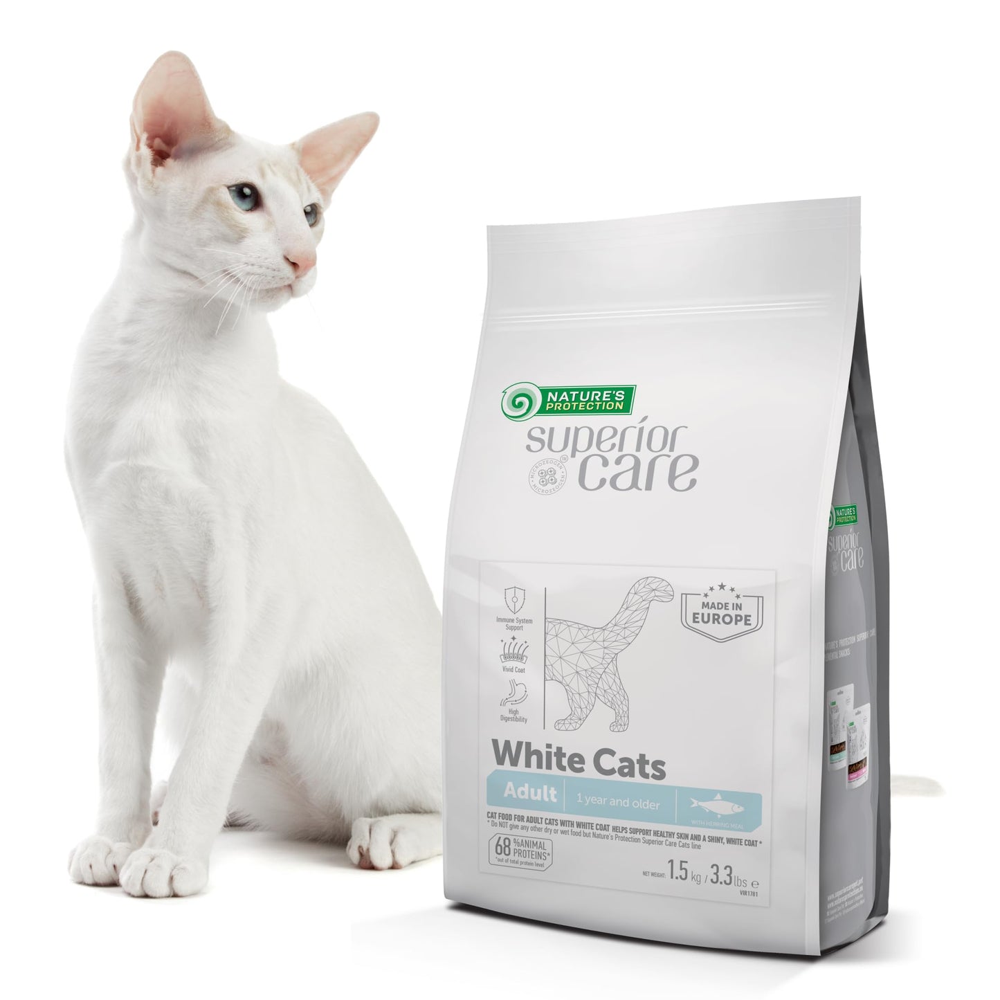 Grain-Free Dry Cat Food with Herring