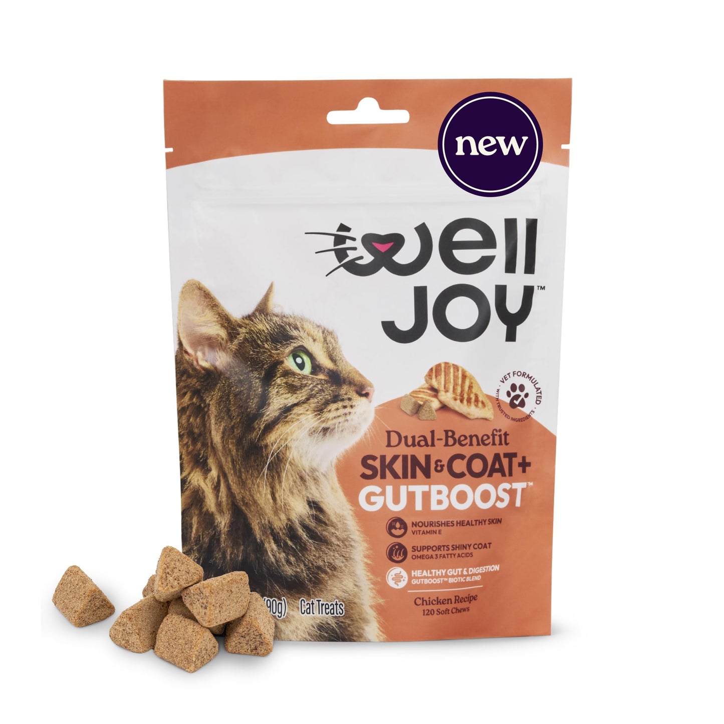 Chicken Cat Treats for Skin, Coat & Gut Health