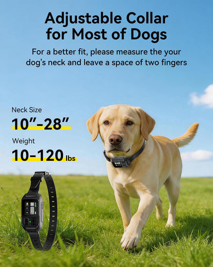 Wireless GPS Dog Fence Collar with Custom Boundary