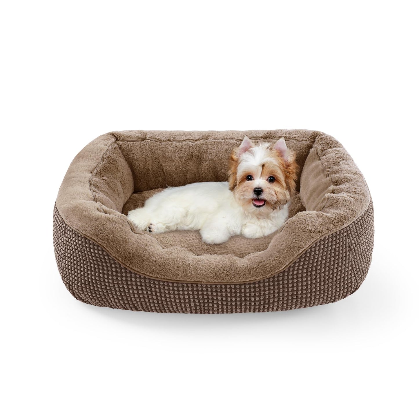 Orthopedic Calming Dog Bed with Anti-Slip Bottom